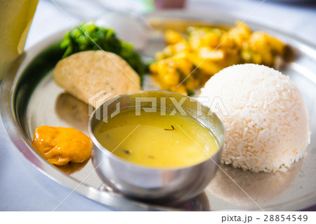 Dal Bhat recipe local food of Nepal and India 28854549
