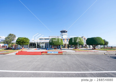 Pokhara airport gateway to trekking in Nepal  28854880