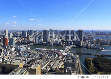 汐留から見た築地 28855393