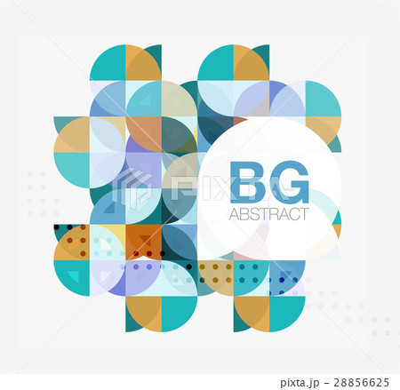 Minimalistic circle composition background 28856625