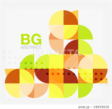 Minimalistic circle composition background 28856626