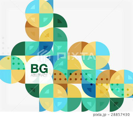 Colorful circle elements Colorful circle elements 28857430