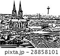 City skyline of cologne in Germany 28858101