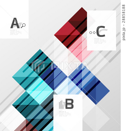 Modern geometrical square banner, minimalistic Modern geometrical square banner, minimalistic 28858188