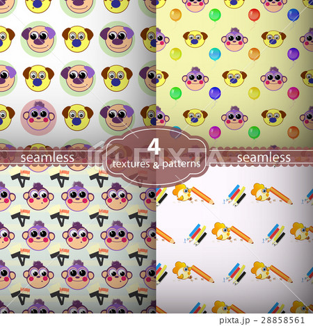seamless pattern monkey 28858561