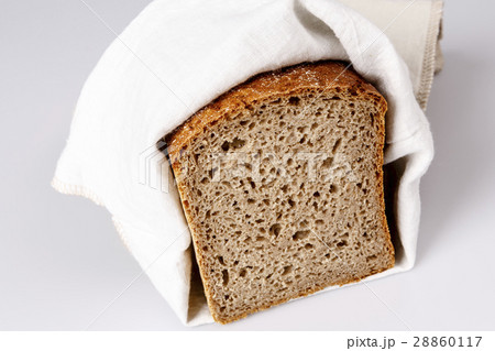 Home made cereal bread on white Home made cereal bread on white 28860117