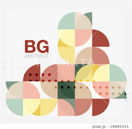 Modern geometric circle abstract background Modern geometric circle abstract background 28860343