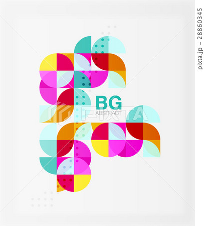 Modern geometric circle abstract background Modern geometric circle abstract background 28860345