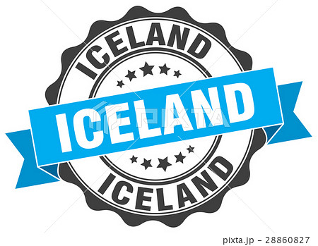 Iceland round ribbon seal Iceland round ribbon seal 28860827