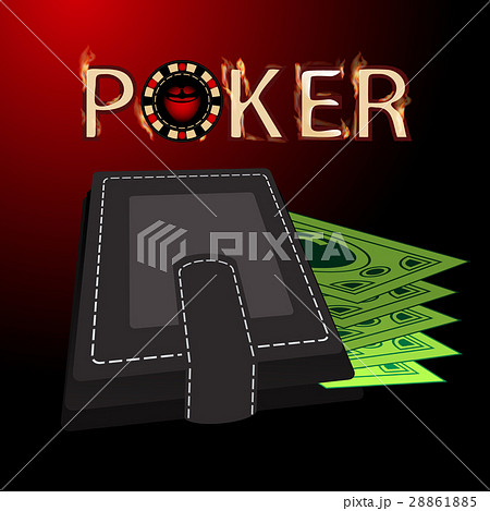 poker purse. concept of finance. illustration poker purse. concept of finance. illustration 28861885
