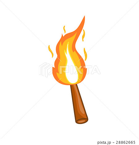 Torch Isolated Illustrationのイラスト素材