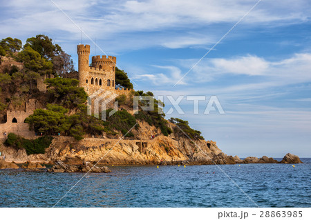 Costa Brava Sea Coast in Lloret de Mar in Spain 28863985