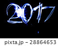 New Year 2017 with light painting 28864653