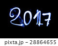 New Year 2017 with light painting 28864655
