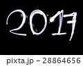 New Year 2017 with light painting 28864656