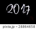 New Year 2017 with light painting 28864658