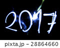New Year 2017 with light painting 28864660