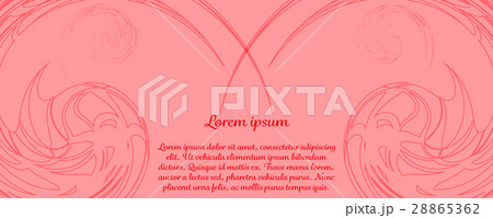 Beautiful banner with flowers. 28865362