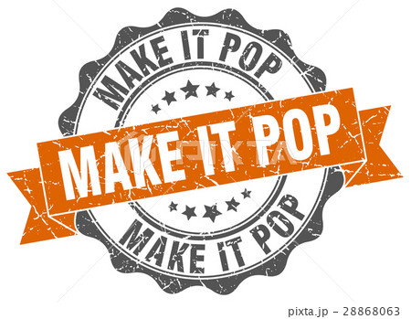 make it pop stamp. sign. seal 28868063