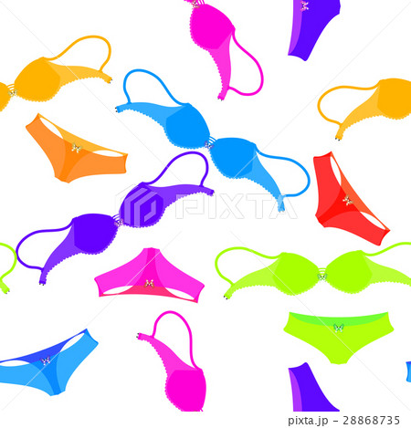 bra and smelting seamless pattern. illustration bra and smelting seamless pattern. illustration 28868735