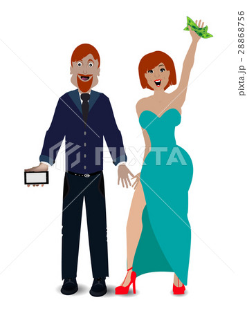 a pair of lovers on a white background a pair of lovers on a white background 28868756