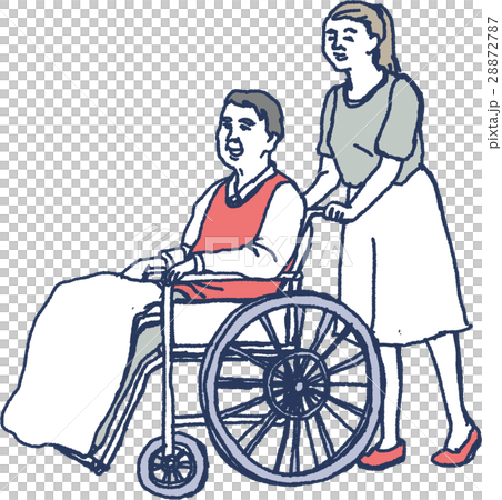 Wheelchair illustrations 28872787