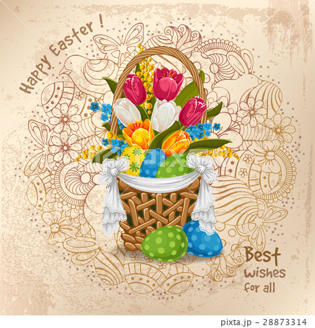 Easter greeting design 28873314