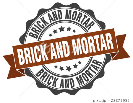 brick and mortar stamp. sign. seal brick and mortar stamp. sign. seal 28873953