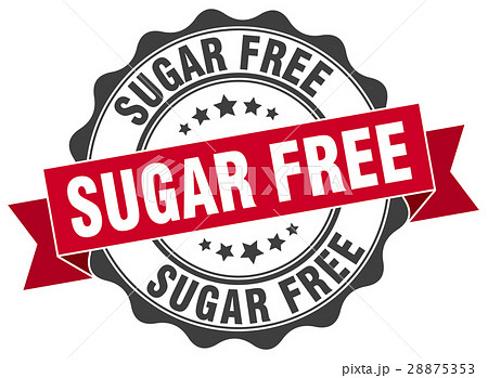 sugar free stamp. sign. seal 28875353