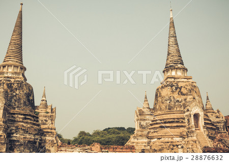 Pagoda at wat phra sri sanphet temple, Ayutthaya 28876632