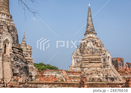 Pagoda at wat phra sri sanphet temple, Ayutthaya 28876638
