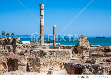 Ancient ruins at Carthage, Tunisia  28876785
