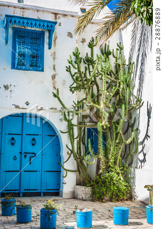 Sidi Bou Said - typical building with white walls Sidi Bou Said - typical building with white walls 28876889