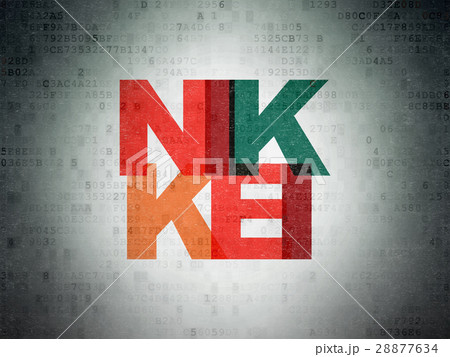 Stock market indexes concept: Nikkei on Digital 28877634