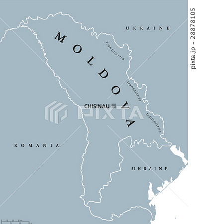 Moldova political map Moldova political map 28878105