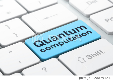 Science concept: Quantum Computation on computer 28879121