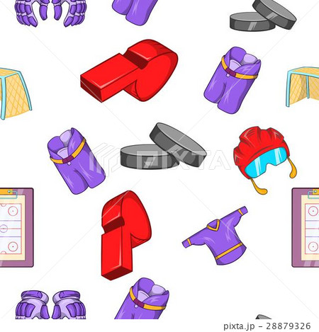 Ice fight pattern, cartoon style Ice fight pattern, cartoon style 28879326