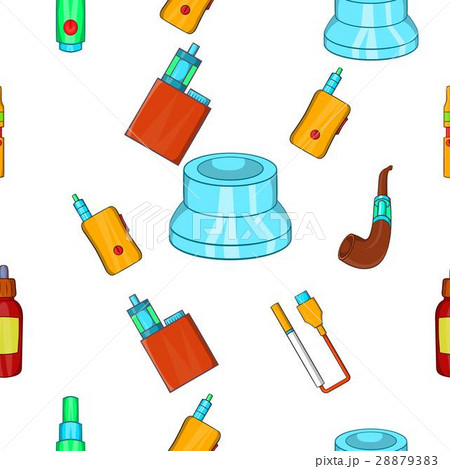 Electronic cigarette pattern, cartoon style 28879383
