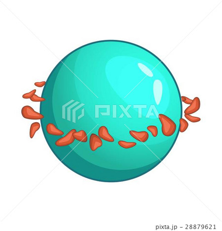 Blue planet icon, cartoon style 28879621