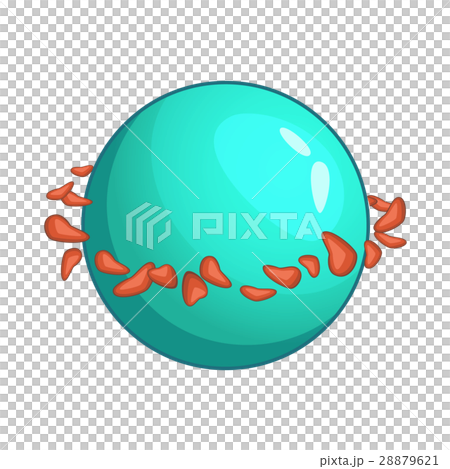 Blue planet icon, cartoon style 28879621