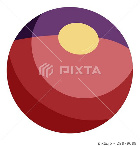 Ball toy icon, cartoon style 28879689