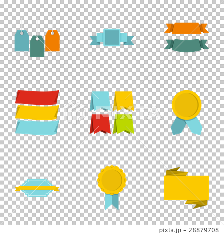 Tag icons set, flat style Tag icons set, flat style 28879708