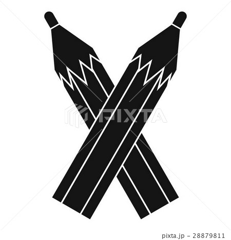 Pencils icon, simple style 28879811