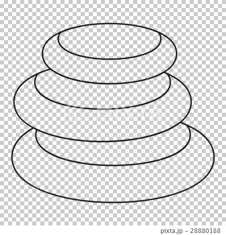 Spa stones icon, outline style Spa stones icon, outline style 28880188