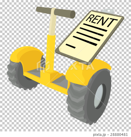 Rent segway icon, cartoon style Rent segway icon, cartoon style 28880481