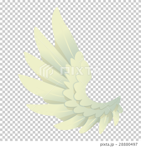 Angel wing icon, cartoon style Angel wing icon, cartoon style 28880497