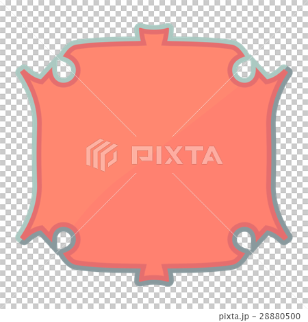 Paper label icon, cartoon style Paper label icon, cartoon style 28880500