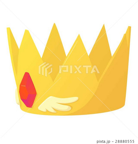 Crown icon, cartoon style Crown icon, cartoon style 28880555
