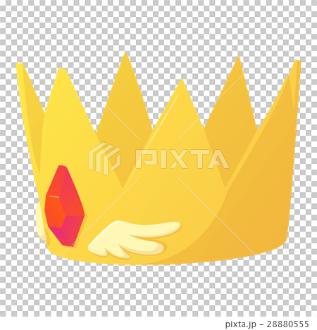 Crown icon, cartoon style Crown icon, cartoon style 28880555