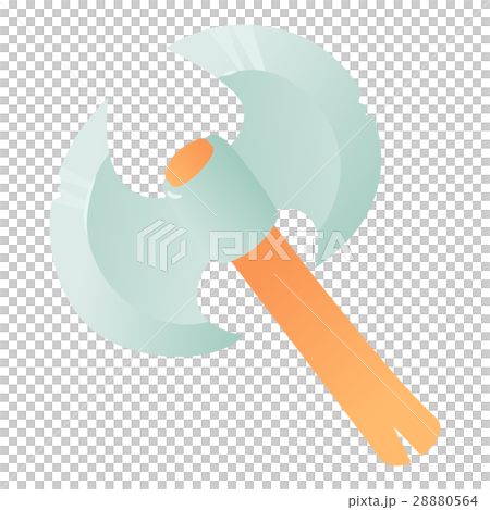 Poleaxe icon, cartoon style Poleaxe icon, cartoon style 28880564